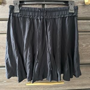 Black Drawstring Skirt